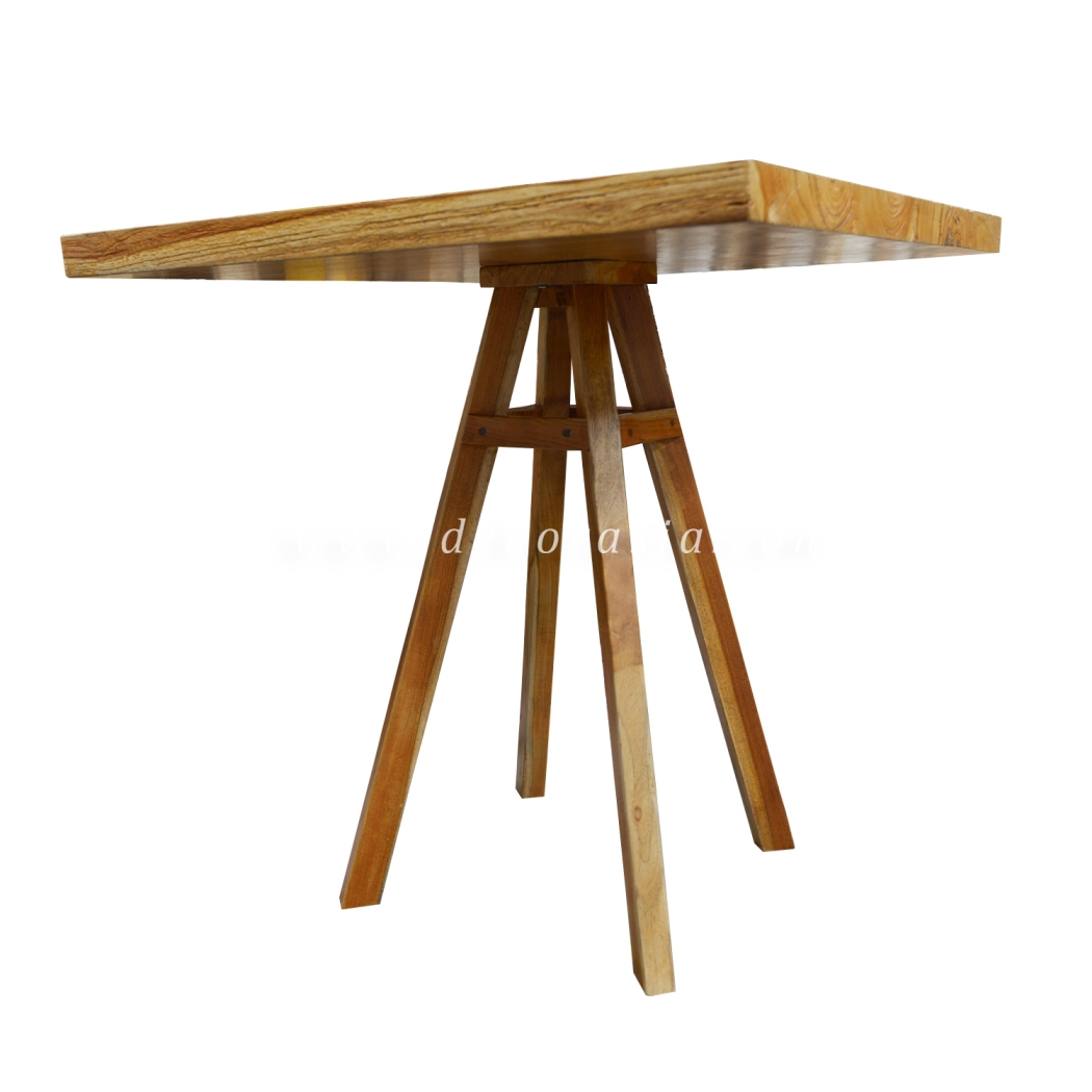 Natural Square Wooden Table
